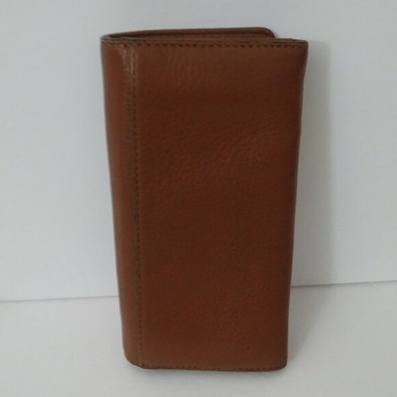 Michael Kors Fulton Leather Brown Wallet - Picture 11 of 13